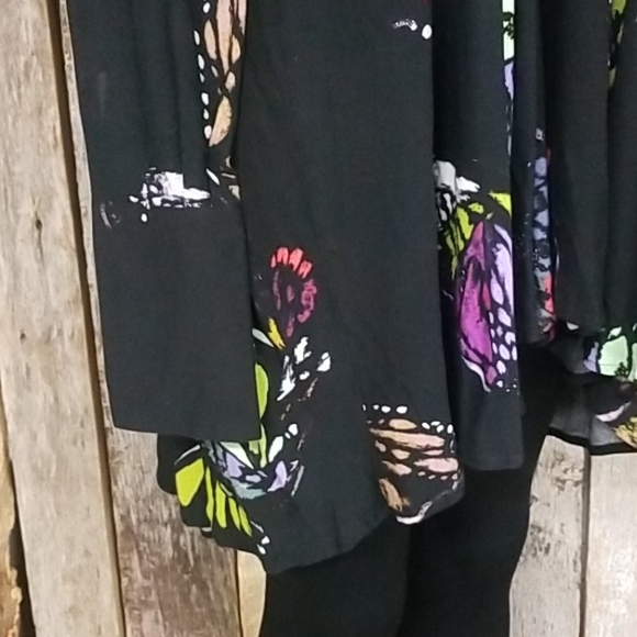 FREE PEOPLE BUTTERFLY PRINT DRESS/LONG TUNIC! - Picture 6 of 11